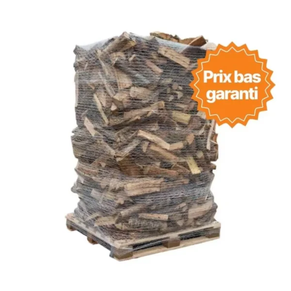 Bois de chauffage – 25cm – ballot sur palette 2m³