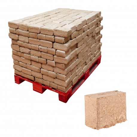 Bûches compressées - 540 bûches - 100% écologique